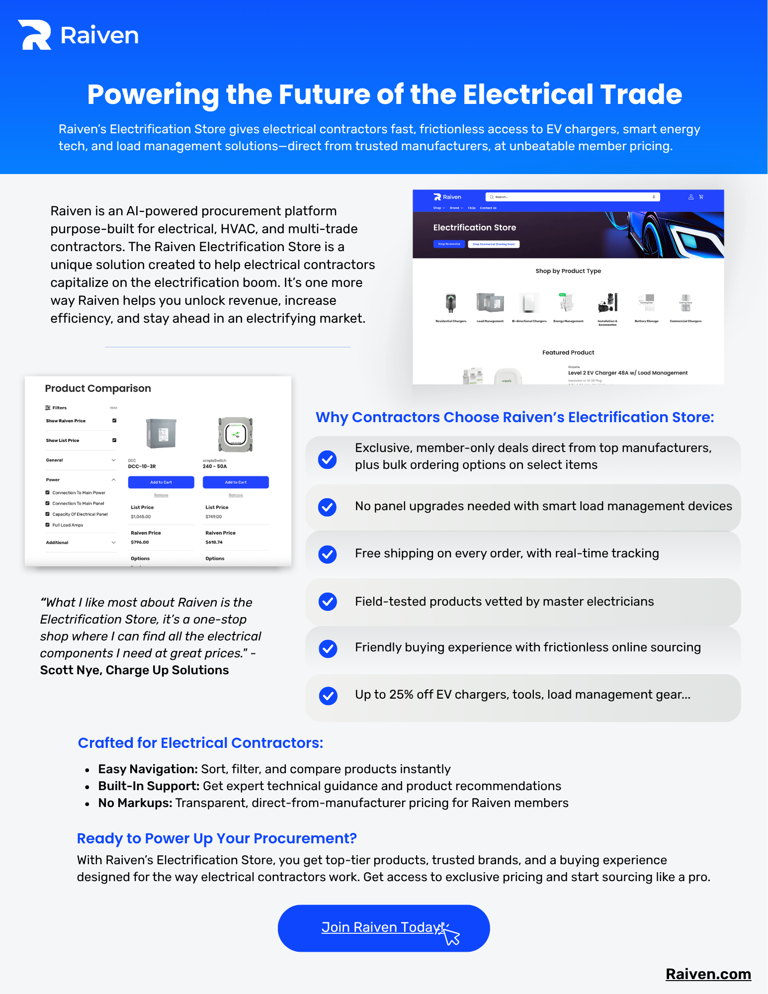 Raiven Electrification One Pager