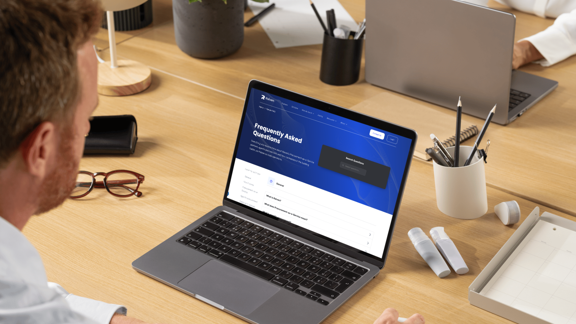 Raiven Website — FAQ page