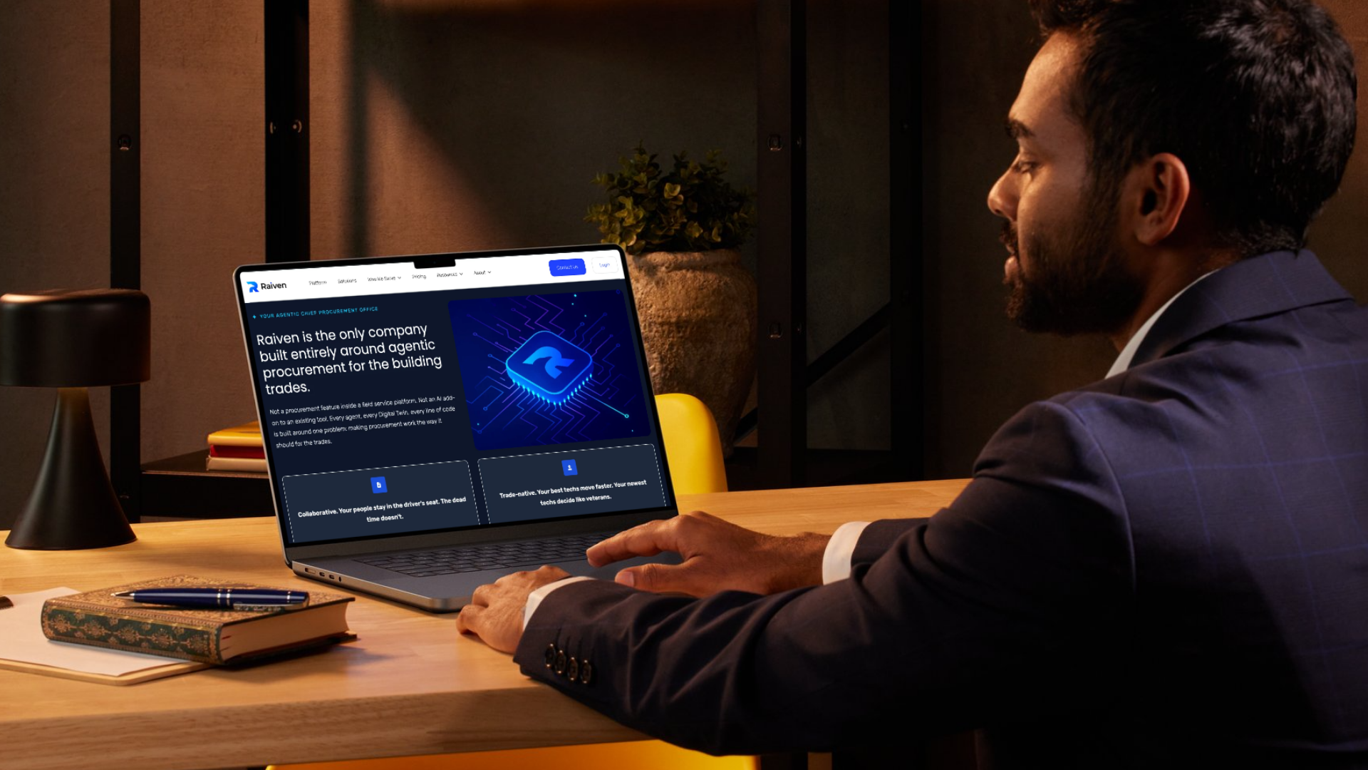 Raiven Website — Agentic page